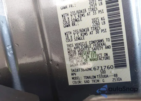 2022 Nissan Rogue Sv Fwd z USA, uszkodzony, nr VIN 5N1BT3BA0NC671760